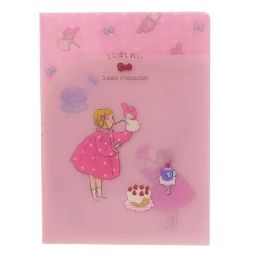 [MY MELODY] "Kurahashi Rei x Sanrio Characters" A5 Clear File - Rosey’s Kawaii Shop