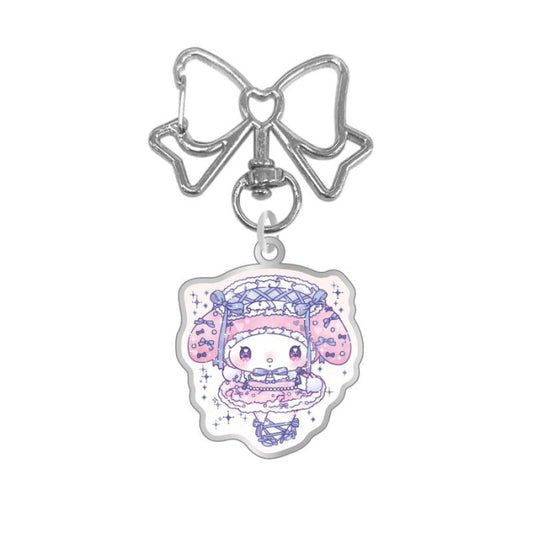[MY MELODY] LIMITED "DOLLY MIX x Sanrio" METAL Keychain - Rosey’s Kawaii Shop