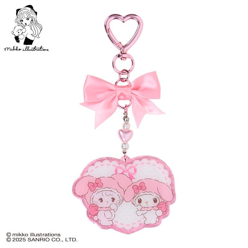 [MY MELODY] "Mikko Illustrations x Sanrio" Acrylic Keychain - Rosey’s Kawaii Shop