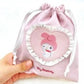 [MY MELODY] "My Melody & Kuromi Angel" Drawstring Bag - Rosey’s Kawaii Shop