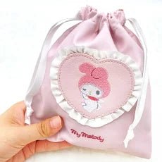 [MY MELODY] "My Melody & Kuromi Angel" Drawstring Bag - Rosey’s Kawaii Shop