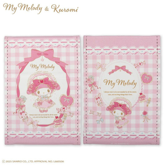 [MY MELODY] "My Melody & Kuromi Lolita" Folding Mirror - Rosey’s Kawaii Shop
