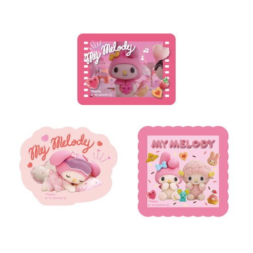 [MY MELODY] "My Melody & Kuromi Netflix Series" Sticker Set - Rosey’s Kawaii Shop