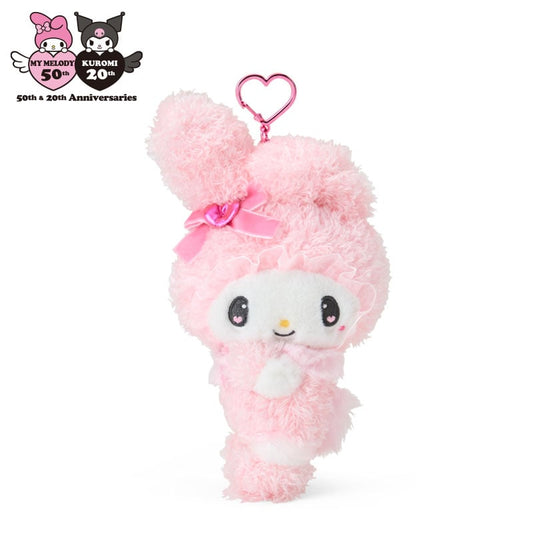 [MY MELODY] "My Melody & Kuromi Rabbit" Plush Keychain - Rosey’s Kawaii Shop