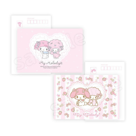 "My Melody Nakayoshi Ribbon" Postcard Set - Rosey’s Kawaii Shop