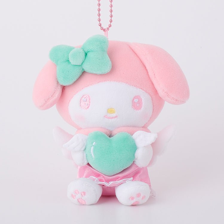 [MY MELODY] "Sanrio Angel Munyugurumi" Plush Keychain - Rosey’s Kawaii Shop