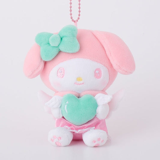 [MY MELODY] "Sanrio Angel Munyugurumi" Plush Keychain - Rosey’s Kawaii Shop