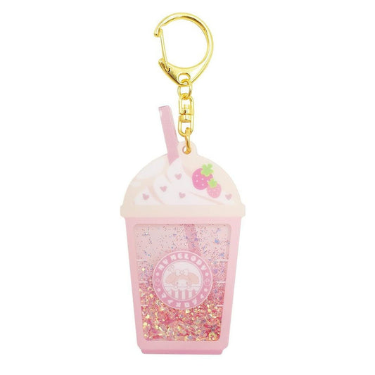 [MY MELODY] "Sanrio Cafe Shake" Liquid Keychain - Rosey’s Kawaii Shop