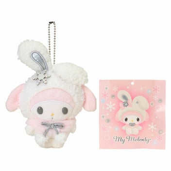 [MY MELODY] "Sanrio Christmas 2025" Ramune & Plush Keychain - Rosey’s Kawaii Shop