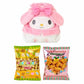 [MY MELODY] "Sanrio Christmas 2025" Snacks & Character Shaped Drawstring Bag - Rosey’s Kawaii Shop