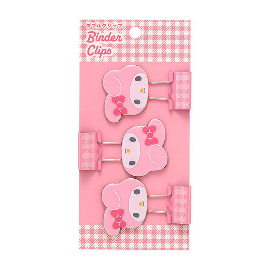 [MY MELODY] "Sanrio Double Binder Clips" - Rosey’s Kawaii Shop