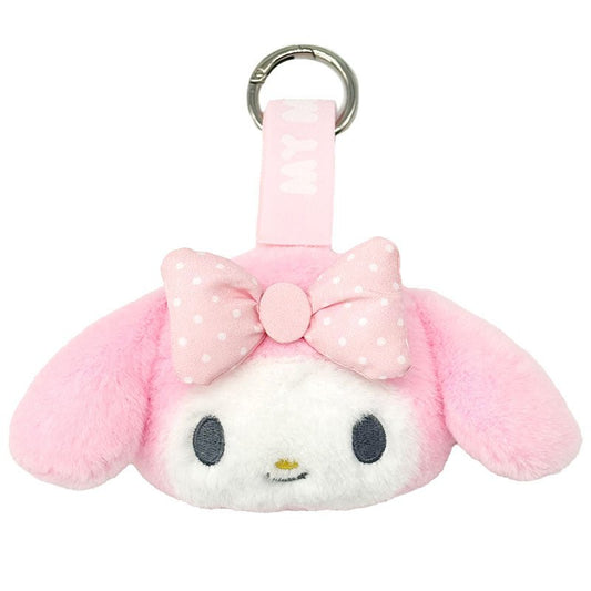 [MY MELODY] "Sanrio Face Tag" Plush Keychain - Rosey’s Kawaii Shop