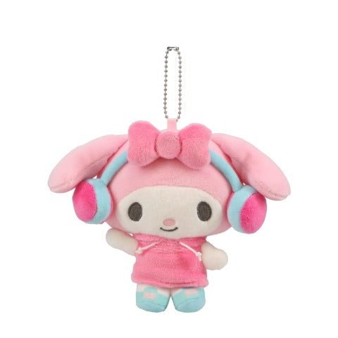 [MY MELODY] "Sanrio Headphone Series" Plush Keychain - Rosey’s Kawaii Shop