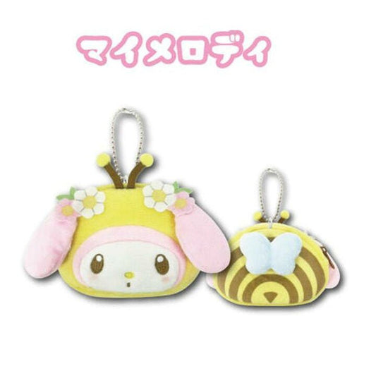 [MY MELODY] "Sanrio Honeybee" Mini Face Pouch - Rosey’s Kawaii Shop
