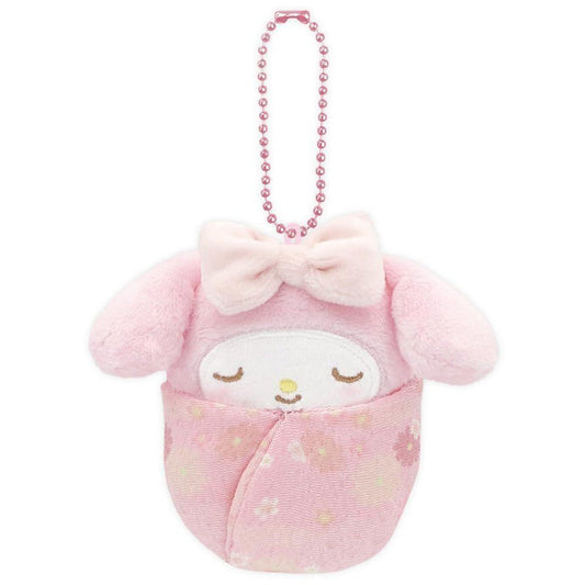 [MY MELODY] "Sanrio Japanese Pattern Baby" Plush Keychain - Rosey’s Kawaii Shop