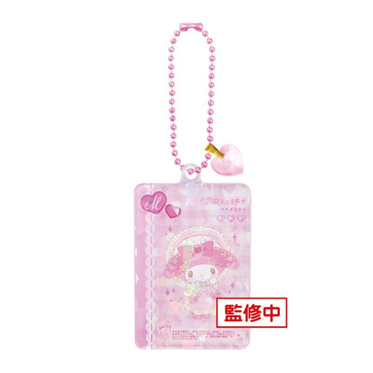 [MY MELODY] "Sanrio Kirakira Card Style" Block Keychain - Rosey’s Kawaii Shop