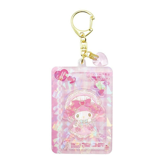 [MY MELODY] "Sanrio Kirakira Card Style" Shaka Keychain - Rosey’s Kawaii Shop