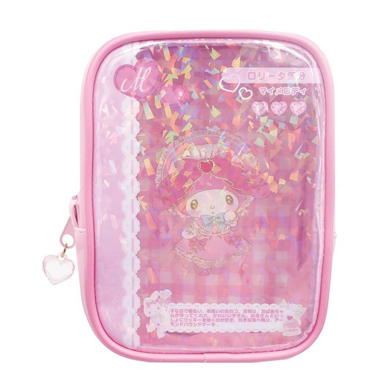 [MY MELODY] "Sanrio Kirakira Card Style" Window Pouch - Rosey’s Kawaii Shop