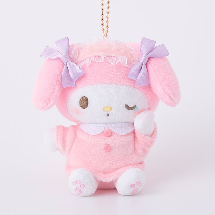 [MY MELODY] "Sanrio Pajama Party Munyugurumi" Plush Keychain - Rosey’s Kawaii Shop