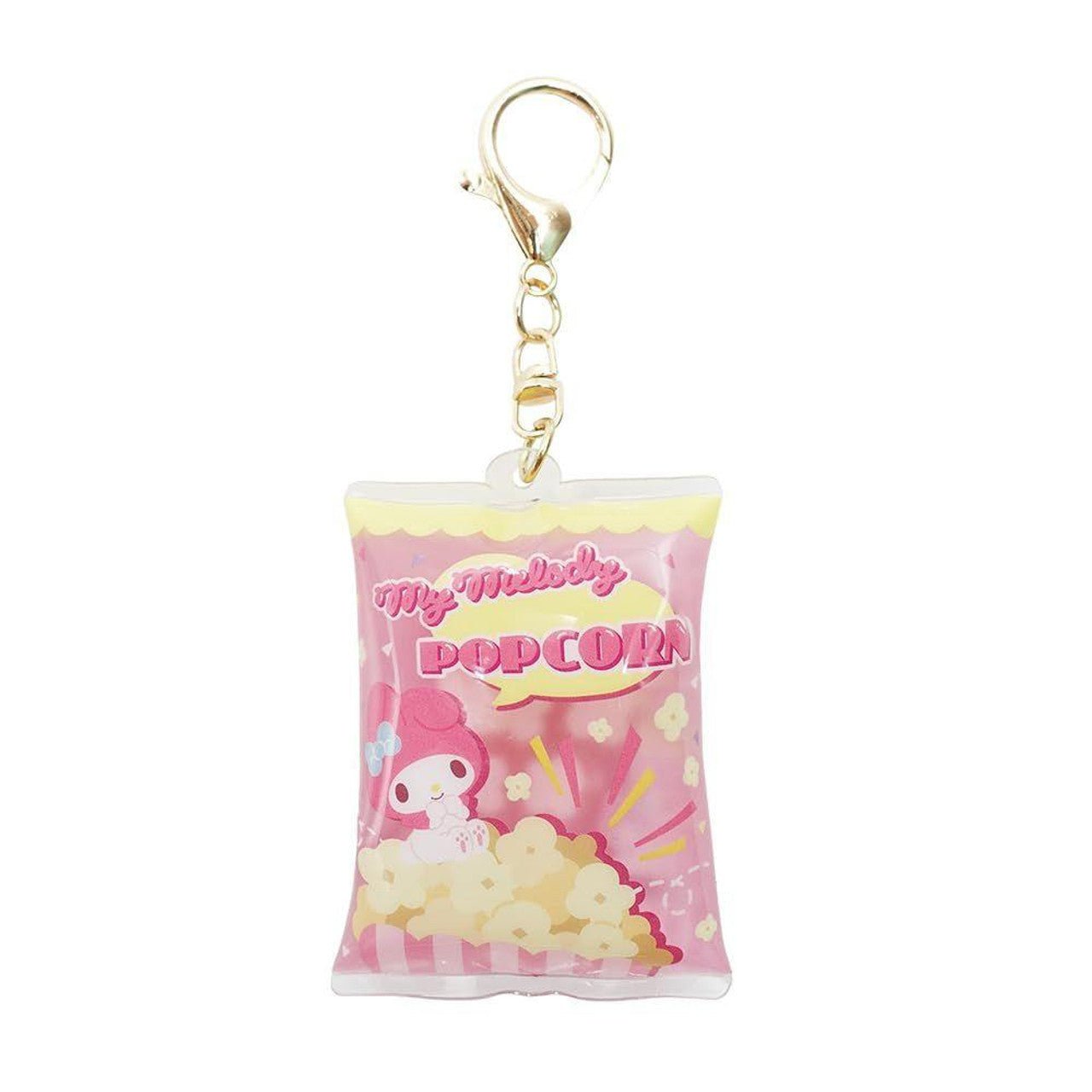 [MY MELODY] "Sanrio Popcorn Package" Shaka Keychain - Rosey’s Kawaii Shop
