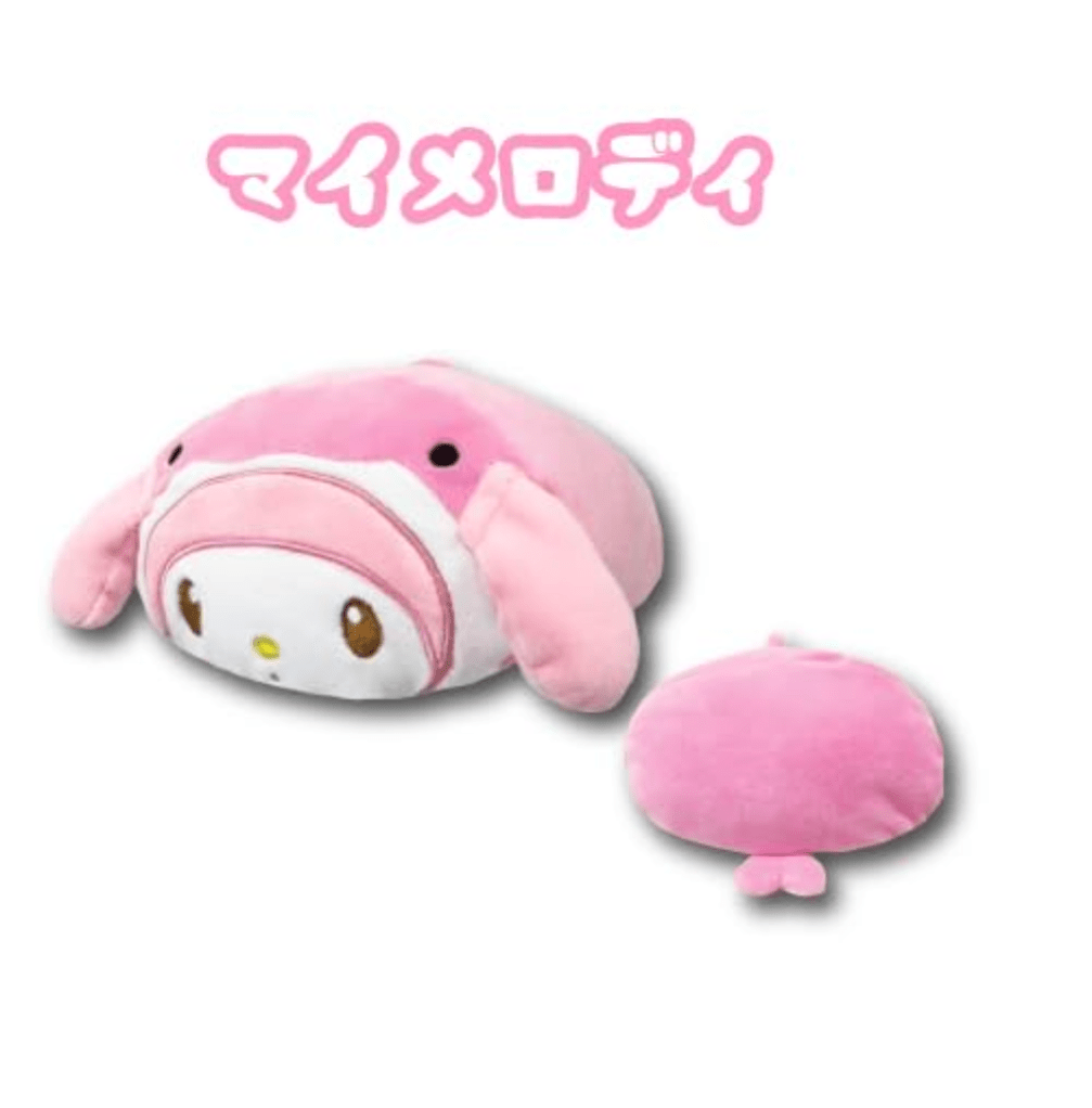 [MY MELODY] "Sanrio Sea Creatures" Cool Lying Down Mini Cushion - Rosey’s Kawaii Shop