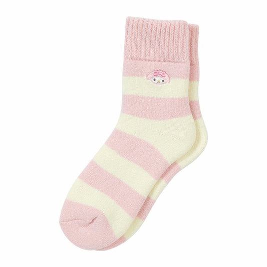 [MY MELODY] "Sanrio Striped Warm" Socks - Rosey’s Kawaii Shop