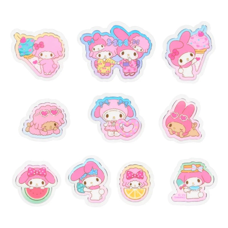 [MY MELODY] "Sanrio Summer" Sticker Flakes - Rosey’s Kawaii Shop