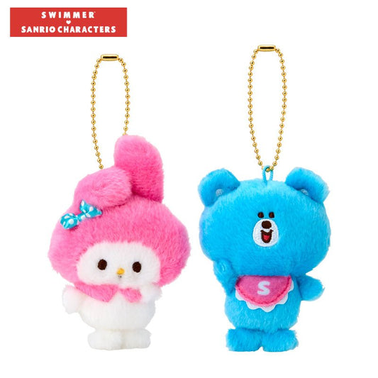 [MY MELODY] "SWIMMER x Sanrio 2nd Edition" Plush Keychain Set - Rosey’s Kawaii Shop