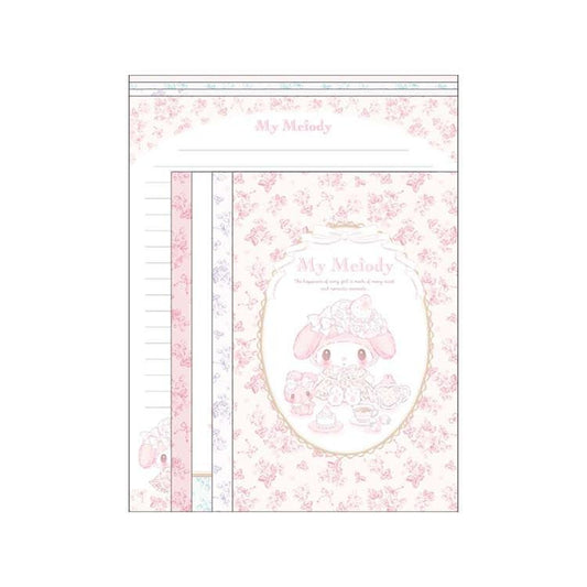 "My Melody White Strawberry Tea Time" Letter Set - Rosey’s Kawaii Shop