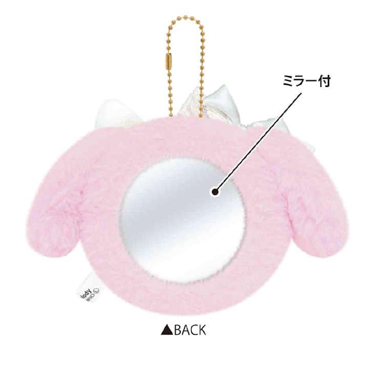 "My Melody White Strawberry Tea Time" Plush Mirror - Rosey’s Kawaii Shop