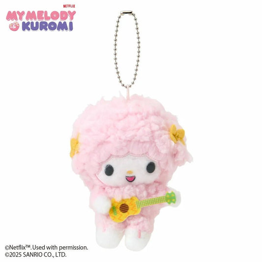 [MY SWEET PIANO GUITAR] "My Melody & Kuromi NETFLIX Series" Plush Keychain - Rosey’s Kawaii Shop