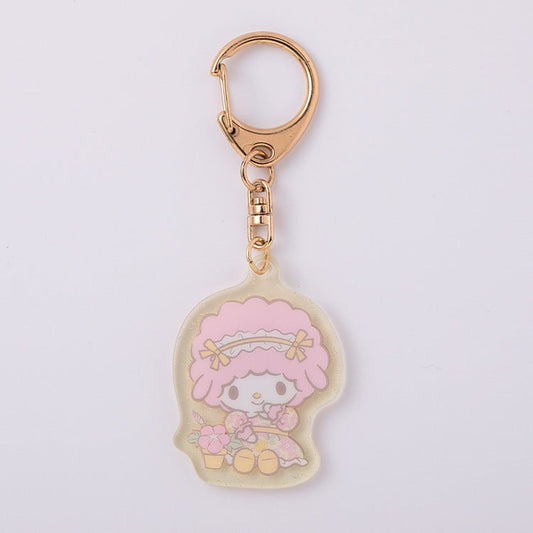 [MY SWEET PIANO] "Sanrio Textile Flower" Acrylic Keychain - Rosey’s Kawaii Shop