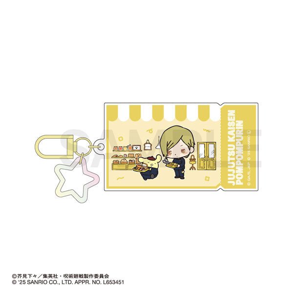[NANAMI / POMPOMPURIN] "Jujutsu Kaisen Hidden Inventory / Premature Death x Sanrio Color" Acrylic Charm - Rosey’s Kawaii Shop