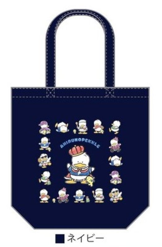 [NAVY] LIMITED "Pekkle 35th Anniversary" Tote Bag - Rosey’s Kawaii Shop