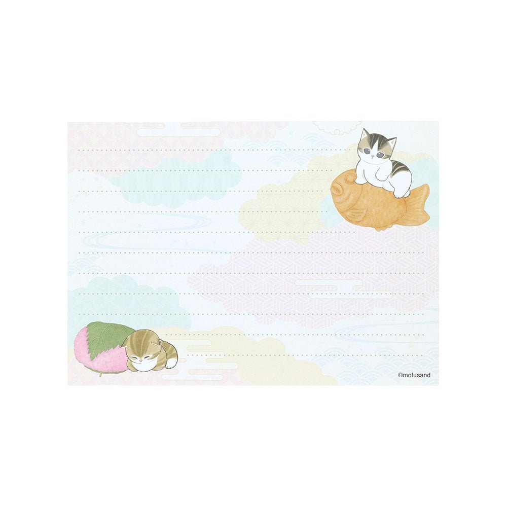 [NERIKIRI FLOWER] "Mofusand Japanese Snacks" A6 Memo - Rosey’s Kawaii Shop