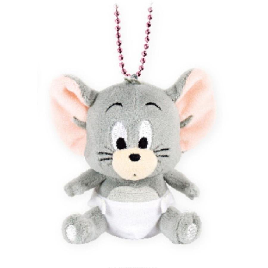 [NIBBLES] "Tom and Jerry" Plush Mascot Keychain - Rosey’s Kawaii Shop