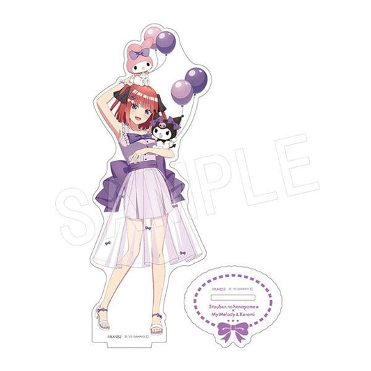 [NINO / PURPLE] "The Quintessential Quintuplets x My Melody & Kuromi Balloon & Ribbon" Acrylic Stand - Rosey’s Kawaii Shop
