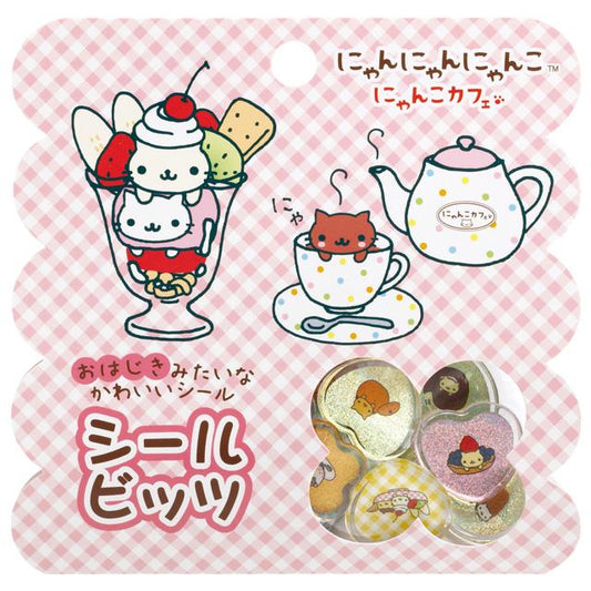 [NYAN NYAN NYANKO] "San - X" Acrylic Sticker Flakes - Rosey’s Kawaii Shop