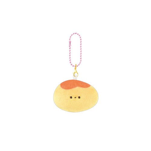 [OMURICE] "Obakenu Petafure" Push Keychain - Rosey’s Kawaii Shop