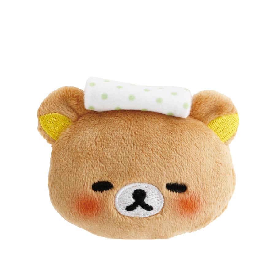 [ONSEN RILAKKUMA / Fukuoka Parco] LIMITED "Rilakkuma Store Manager" Plush Badge - Rosey’s Kawaii Shop