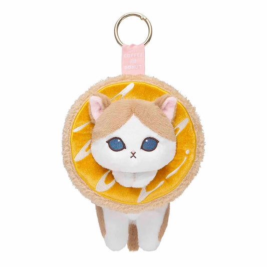 [ORANGE CREAM] "Mofusand COFFEE AND DONUTS" Plush Keychain - Rosey’s Kawaii Shop