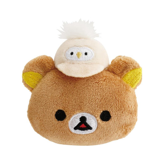 [OWL HAT RILAKKUMA / Ikebukuro Sunshine City] LIMITED "Rilakkuma Store Manager" Plush Badge - Rosey’s Kawaii Shop