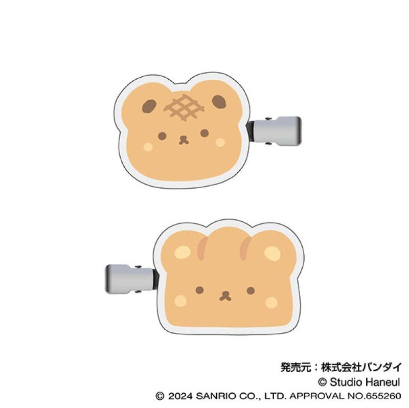 [PAM BEAR] "Studio Haneul x Sanrio" Hair Clip - Rosey’s Kawaii Shop