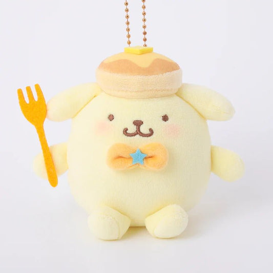 [PANCAKE] "Pompompurin Happy Share Pancakes" Plush Keychain - Rosey’s Kawaii Shop