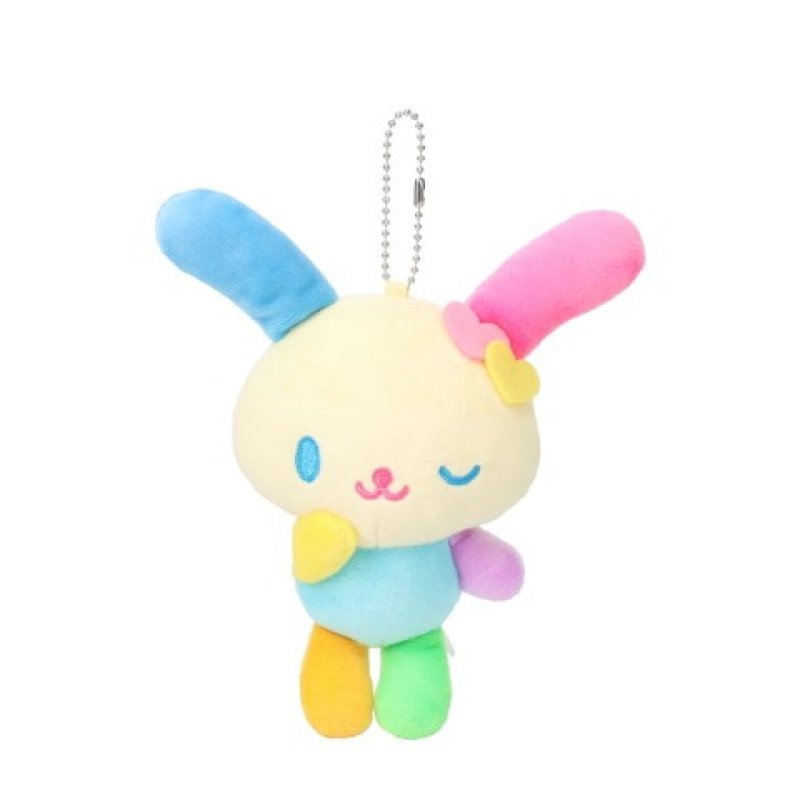 [PASTEL HEARTS] "Usahana" Plush Keychain - Rosey’s Kawaii Shop