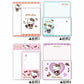 [WHITE] "Hello Kitty After School Girls" Letter Set