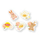 [PEACH] "Lipton Tea: Bear's Tea Stand" Boxed Sticker Flakes - Rosey’s Kawaii Shop