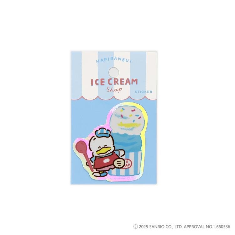 [PEKKLE] "Hapidanbui Ice Cream Shop" Die Cut Sticker - Rosey’s Kawaii Shop