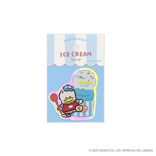 [PEKKLE] "Hapidanbui Ice Cream Shop" Die Cut Sticker - Rosey’s Kawaii Shop