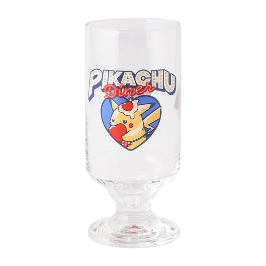 "Pikachu DINER" Glass Cup - Rosey’s Kawaii Shop